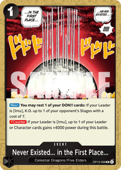 Never Existed... in the First Place... - One Piece Card Game - MoxLand