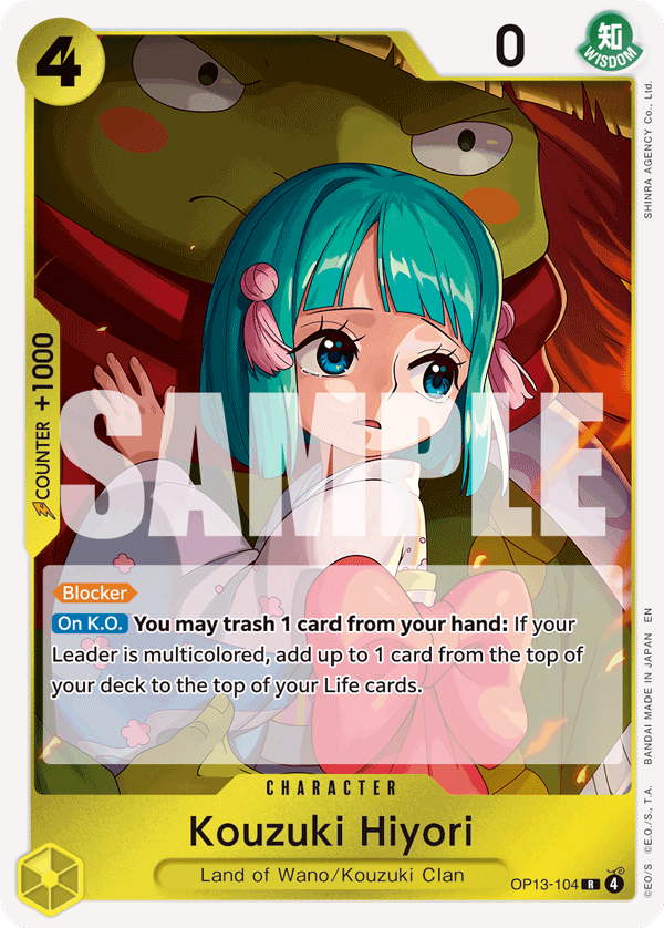 Kouzuki Hiyori - One Piece Card Game - MoxLand