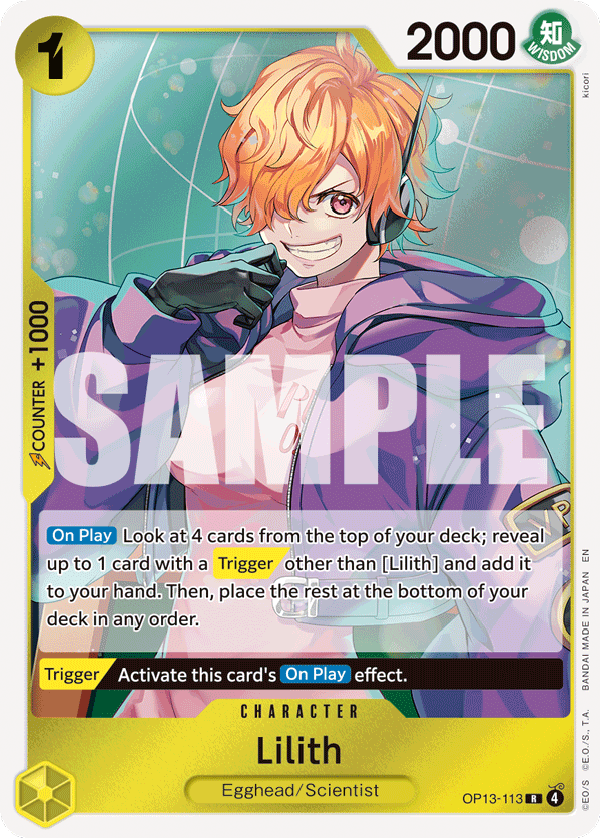 Lilith - One Piece Card Game - MoxLand