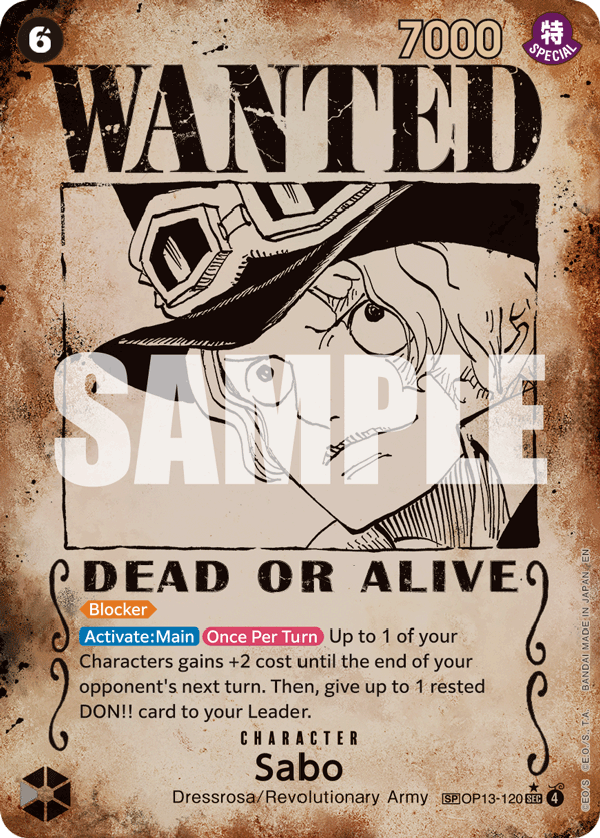 Sabo - One Piece Card Game - MoxLand
