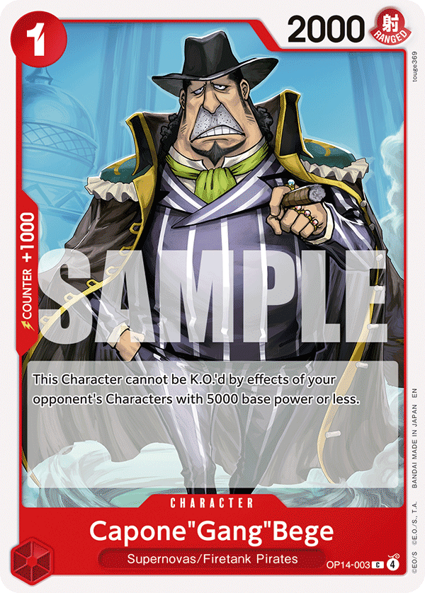 Capone"Gang"Bege - One Piece Card Game - MoxLand