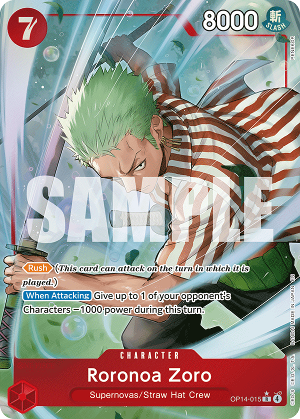 Roronoa Zoro - One Piece Card Game - MoxLand