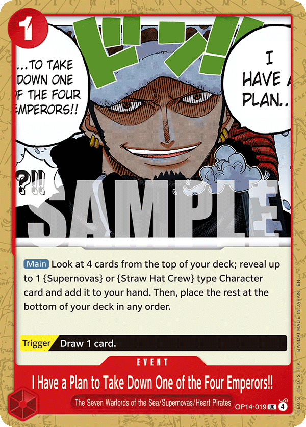 I Have a Plan to Take Down One of the Four Emperors!! - One Piece Card Game - MoxLand