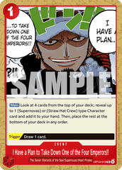 I Have a Plan to Take Down One of the Four Emperors!! - One Piece Card Game - MoxLand
