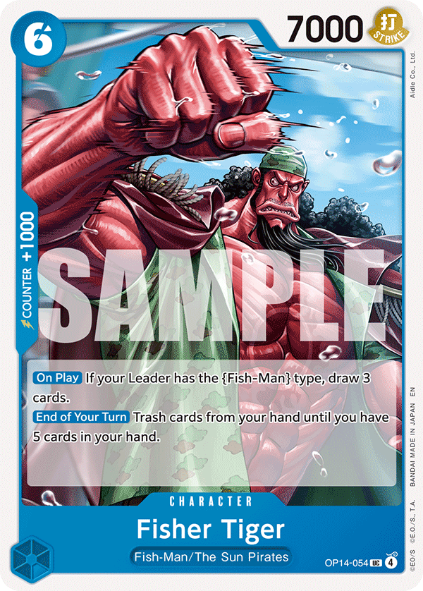 Fisher Tiger - One Piece Card Game - MoxLand