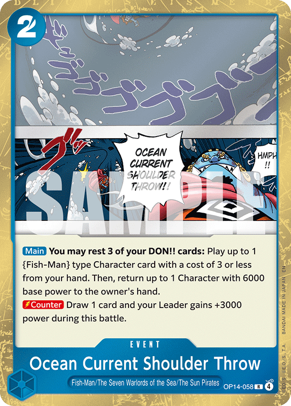 Ocean Current Shoulder Throw - One Piece Card Game - MoxLand