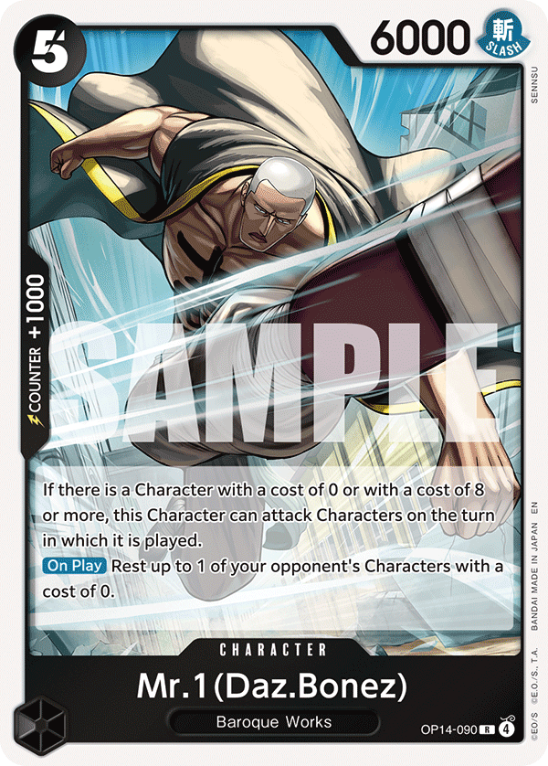 Mr.1(Daz.Bonez) - One Piece Card Game - MoxLand