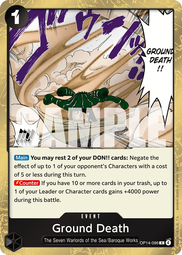 Ground Death - One Piece Card Game - MoxLand
