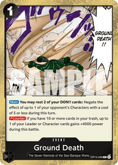 Ground Death - One Piece Card Game - MoxLand
