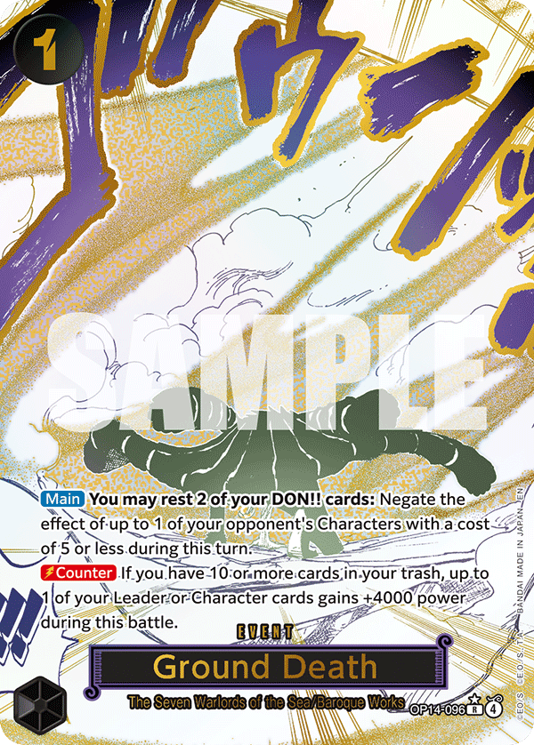 Ground Death - One Piece Card Game - MoxLand