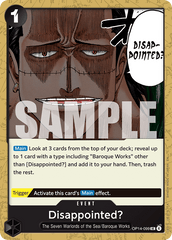 Disappointed? - One Piece Card Game - MoxLand