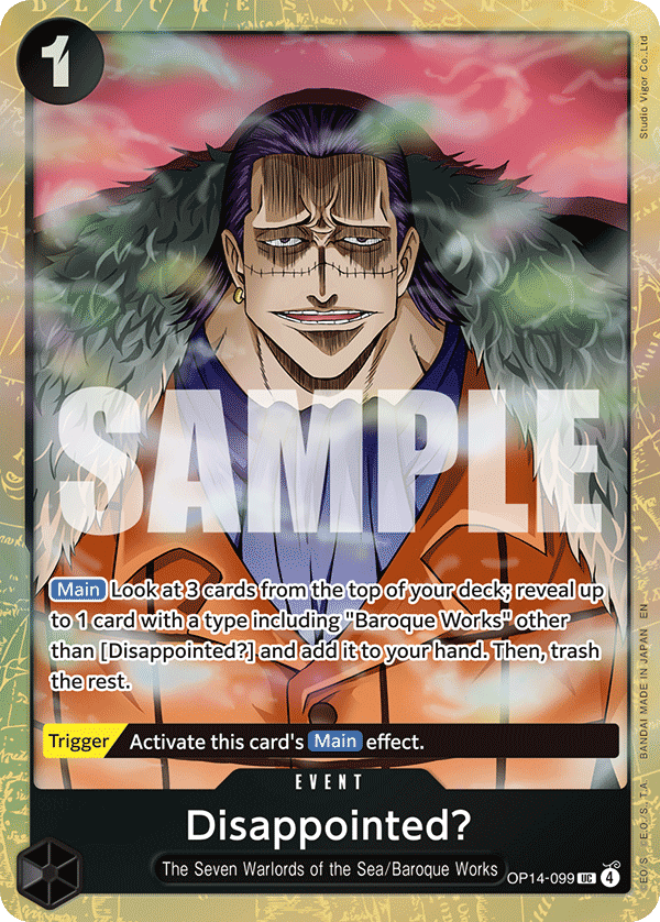 Disappointed? - One Piece Card Game - MoxLand