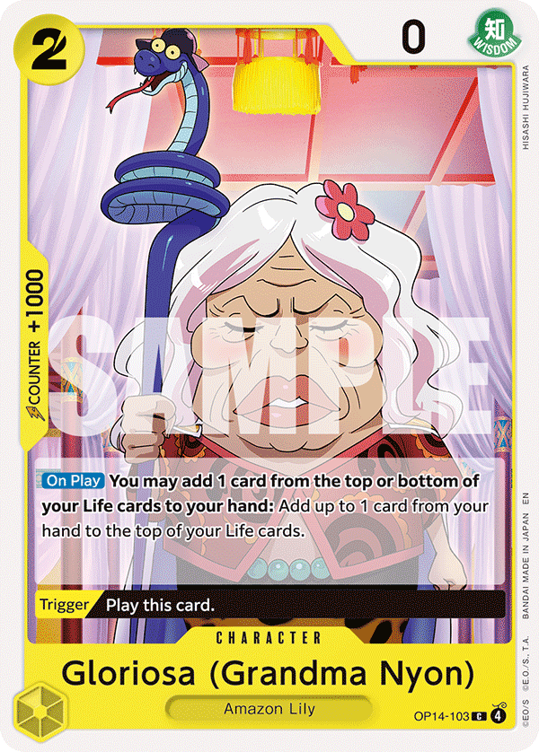 Gloriosa (Grandma Nyon) - One Piece Card Game - MoxLand