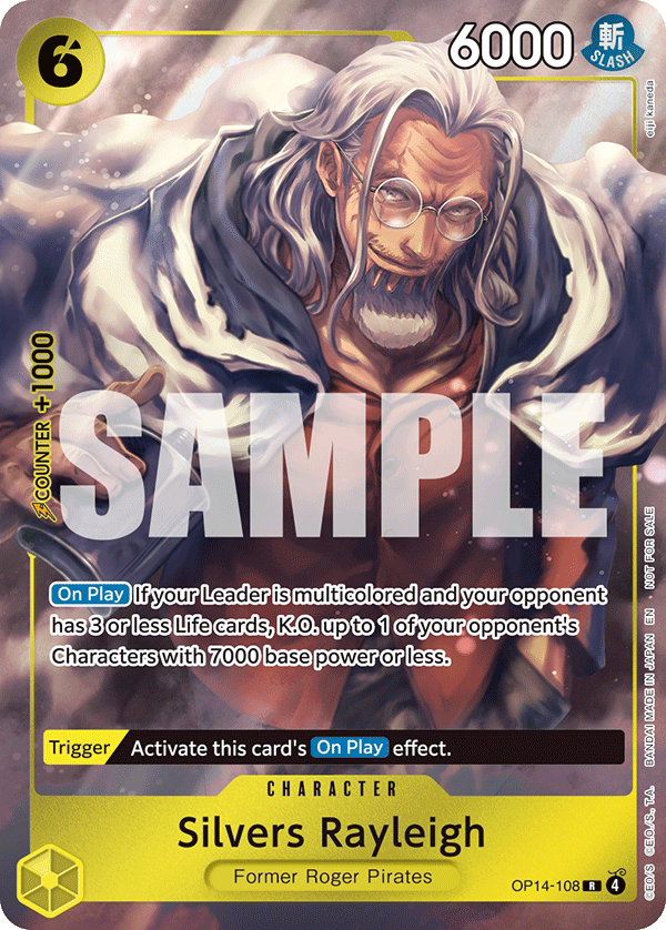 Silvers Rayleigh - One Piece Card Game - MoxLand