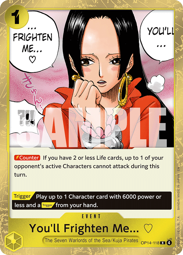 You'll Frighten Me... ♡ - One Piece Card Game - MoxLand