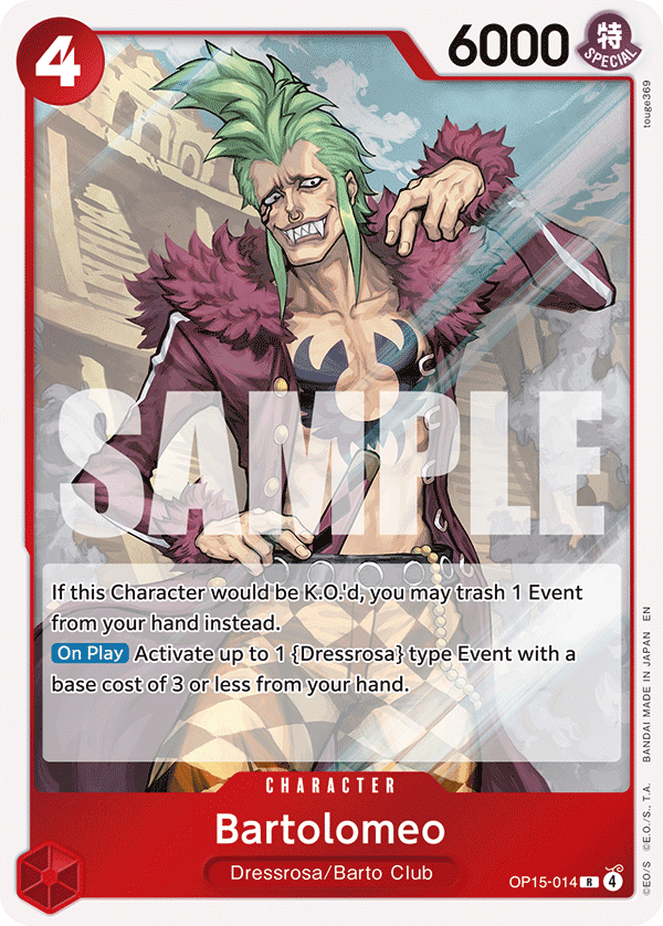 Bartolomeo - One Piece Card Game - MoxLand