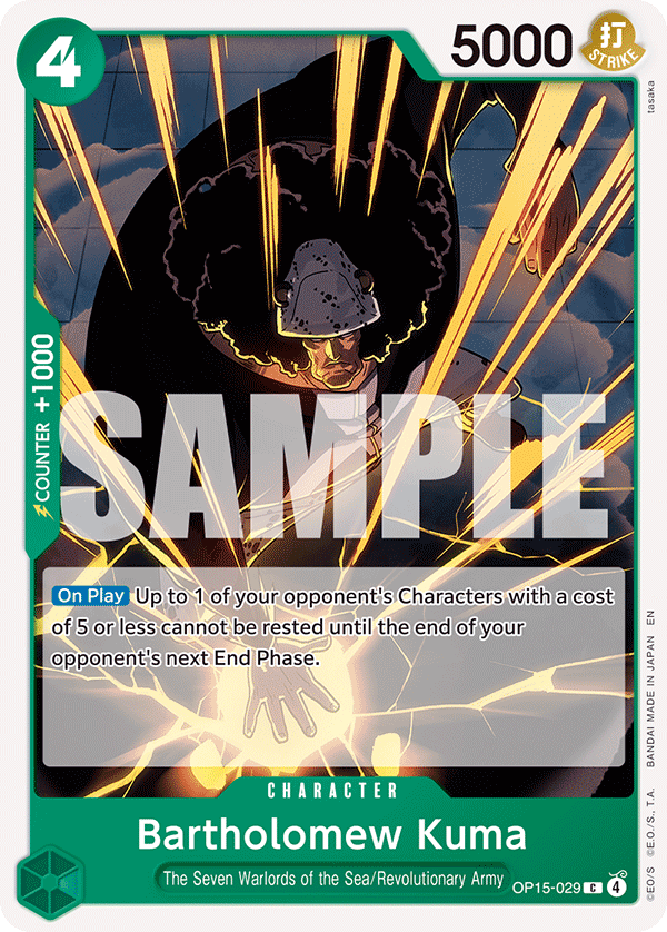 Bartholomew Kuma - One Piece Card Game - MoxLand