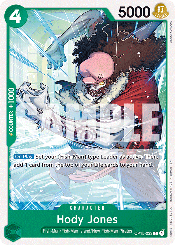 Hody Jones - One Piece Card Game - MoxLand