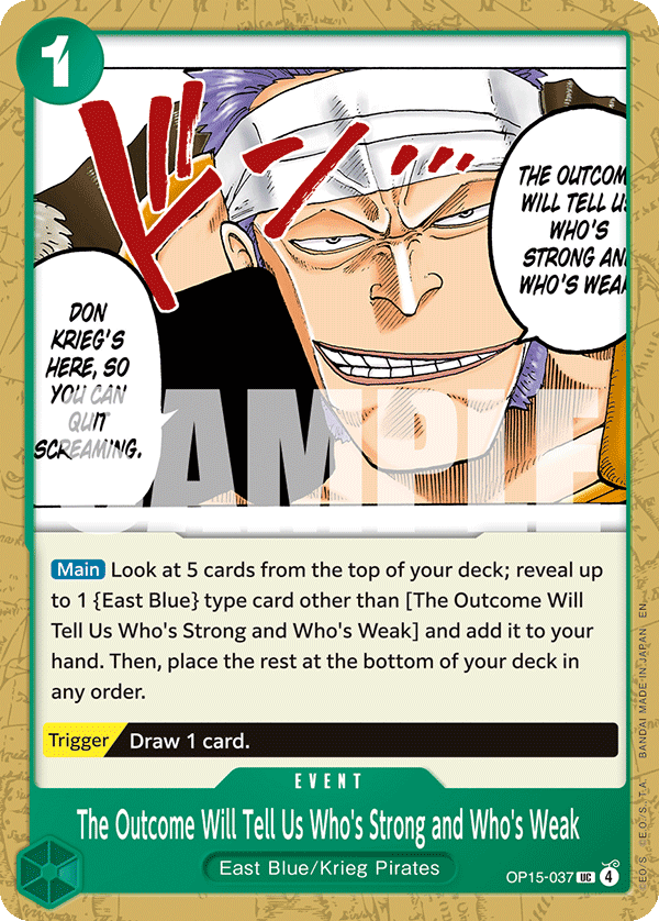 The Outcome Will Tell Us Who's Strong and Who's Weak - One Piece Card Game - MoxLand
