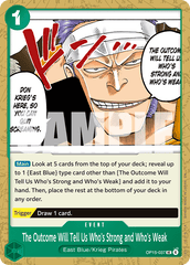 The Outcome Will Tell Us Who's Strong and Who's Weak - One Piece Card Game - MoxLand