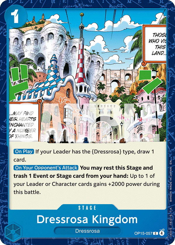 Dressrosa Kingdom - One Piece Card Game - MoxLand
