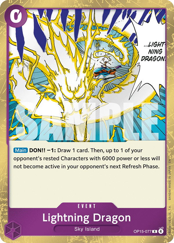Lightning Dragon - One Piece Card Game - MoxLand