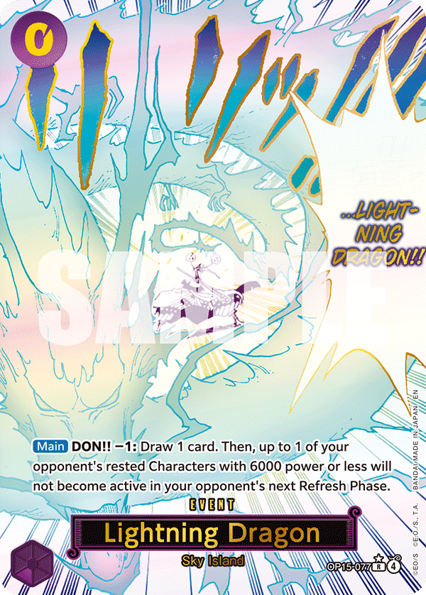 Lightning Dragon - One Piece Card Game - MoxLand