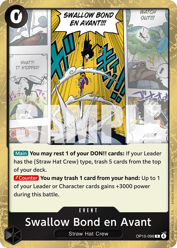 Swallow Bond en Avant - One Piece Card Game - MoxLand