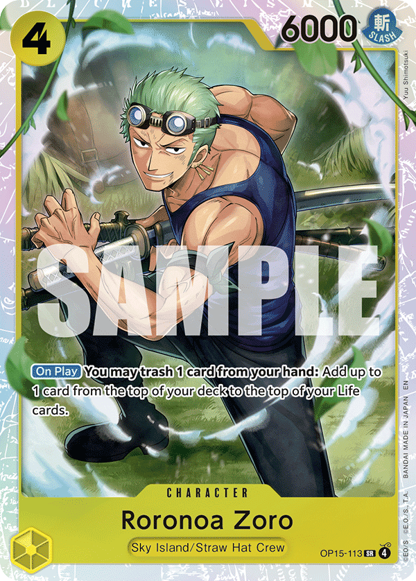Roronoa Zoro - One Piece Card Game - MoxLand
