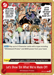 Let's Show 'Em What We're Made Of!! - One Piece Card Game - MoxLand