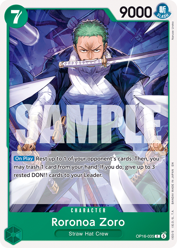 Roronoa Zoro - One Piece Card Game - MoxLand