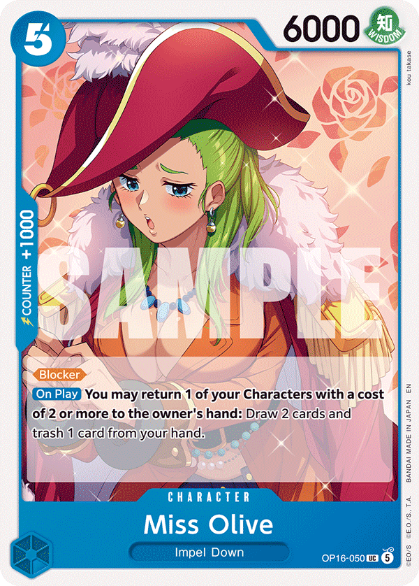 Miss Olive - One Piece Card Game - MoxLand