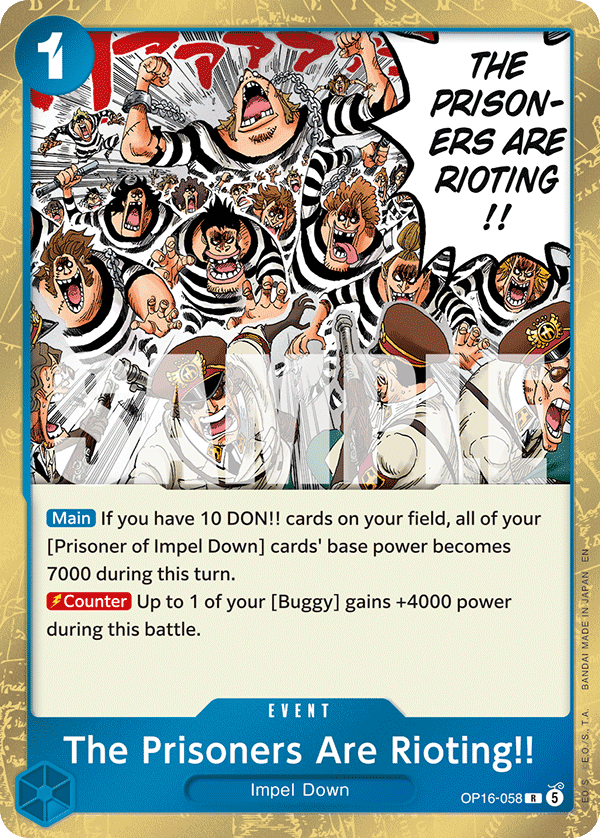 The Prisoners Are Rioting!! - One Piece Card Game - MoxLand
