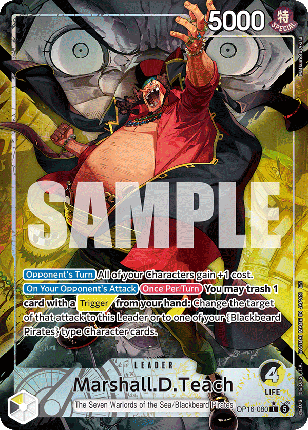 Marshall.D.Teach - One Piece Card Game - MoxLand