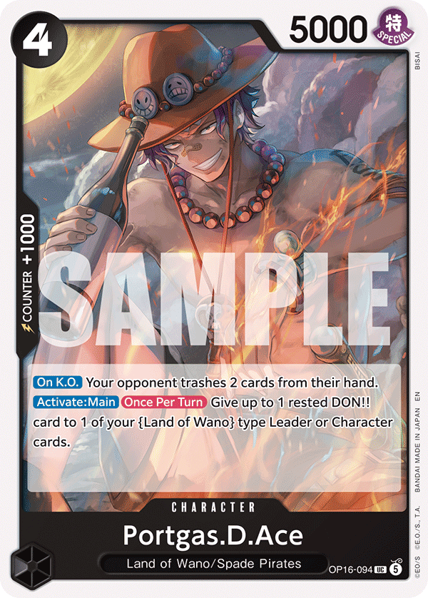 Portgas.D.Ace - One Piece Card Game - MoxLand