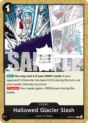 Hallowed Glacier Slash - One Piece Card Game - MoxLand