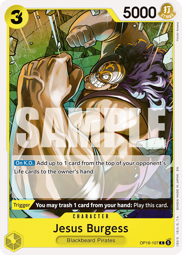 Jesus Burgess - One Piece Card Game - MoxLand