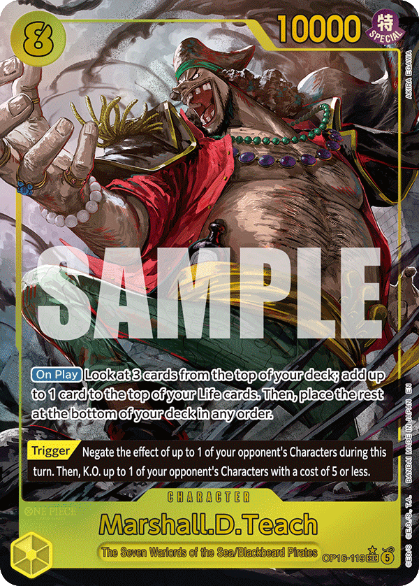 Marshall.D.Teach - One Piece Card Game - MoxLand
