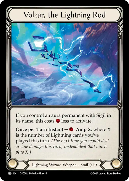 Volzar, the Lightning Rod - Flesh and Blood TCG - MoxLand