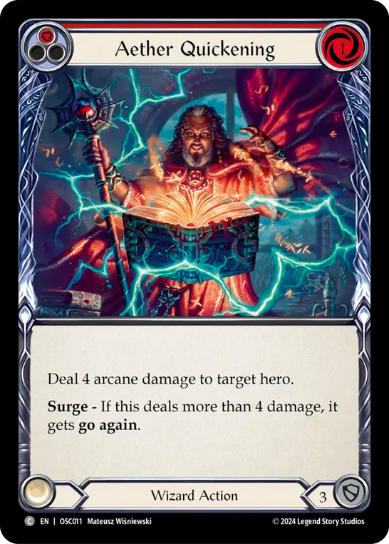 Aether Quickening (Red) - Flesh and Blood TCG - MoxLand
