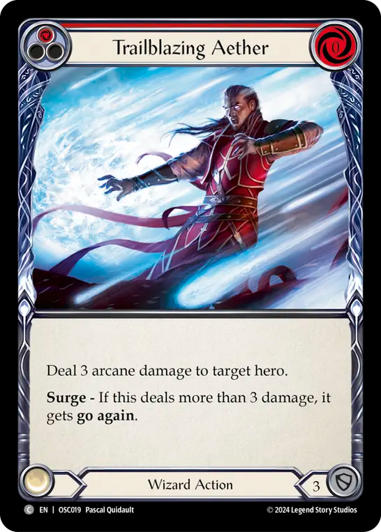 Trailblazing Aether (Red) - Flesh and Blood TCG - MoxLand