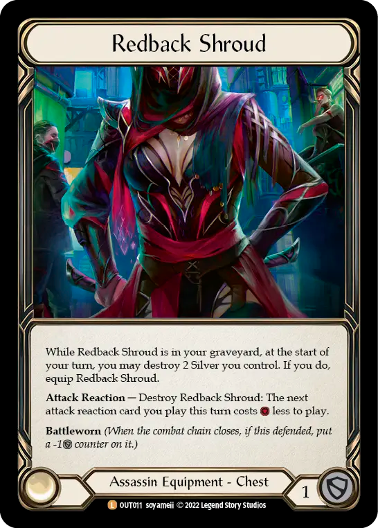 Redback Shroud - Flesh and Blood TCG - MoxLand