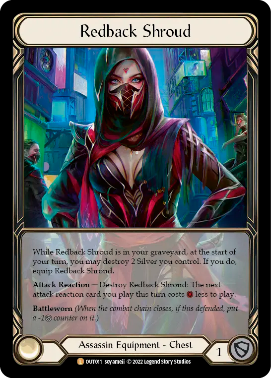 Redback Shroud - Flesh and Blood TCG - MoxLand