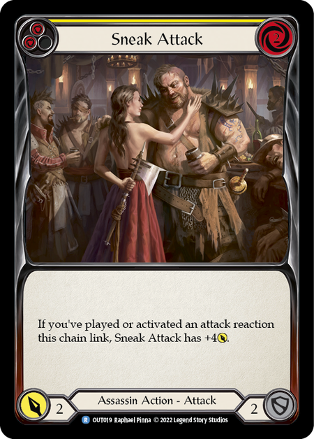 Sneak Attack (Yellow) - Flesh and Blood TCG - MoxLand