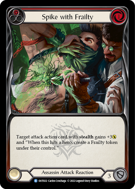Spike with Frailty (Red) - Flesh and Blood TCG - MoxLand