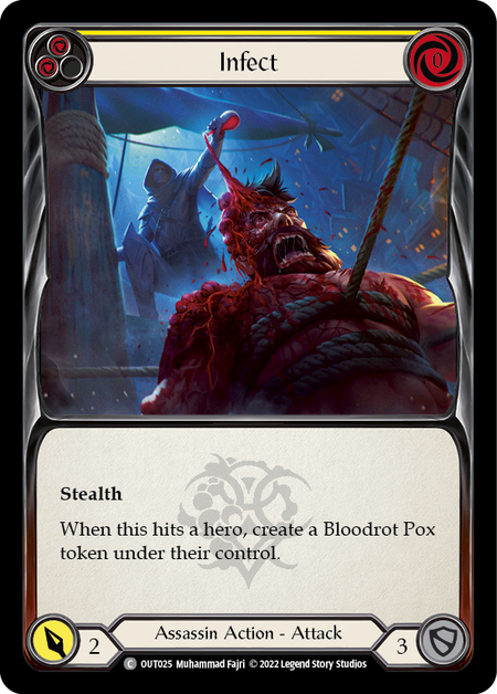 Infect (Yellow) - Flesh and Blood TCG - MoxLand