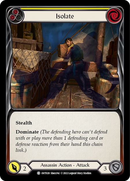 Isolate (Yellow) - Flesh and Blood TCG - MoxLand
