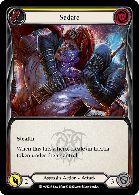 Sedate (Yellow) - Flesh and Blood TCG - MoxLand