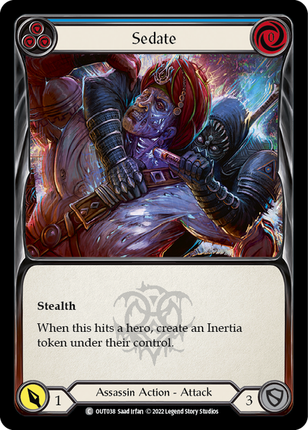 Sedate (Blue) - Flesh and Blood TCG - MoxLand
