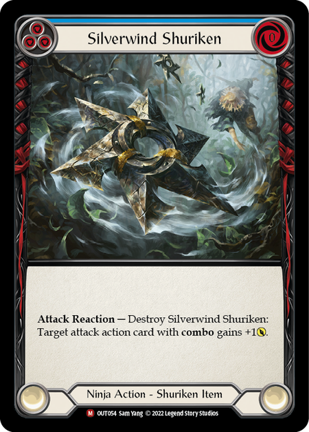 Silverwind Shuriken (Blue) - Flesh and Blood TCG - MoxLand